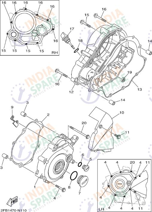 CRANKCASE COVER 1